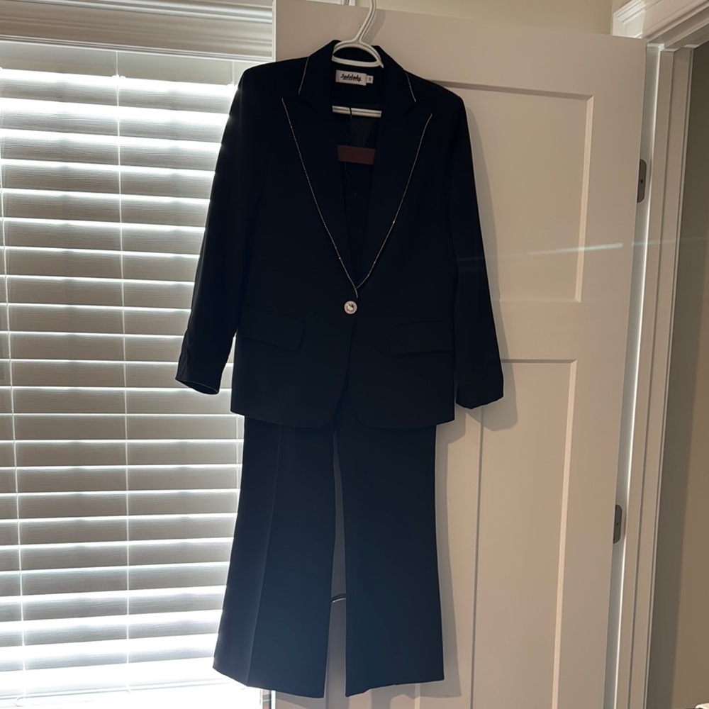 Black Women's Suit Set